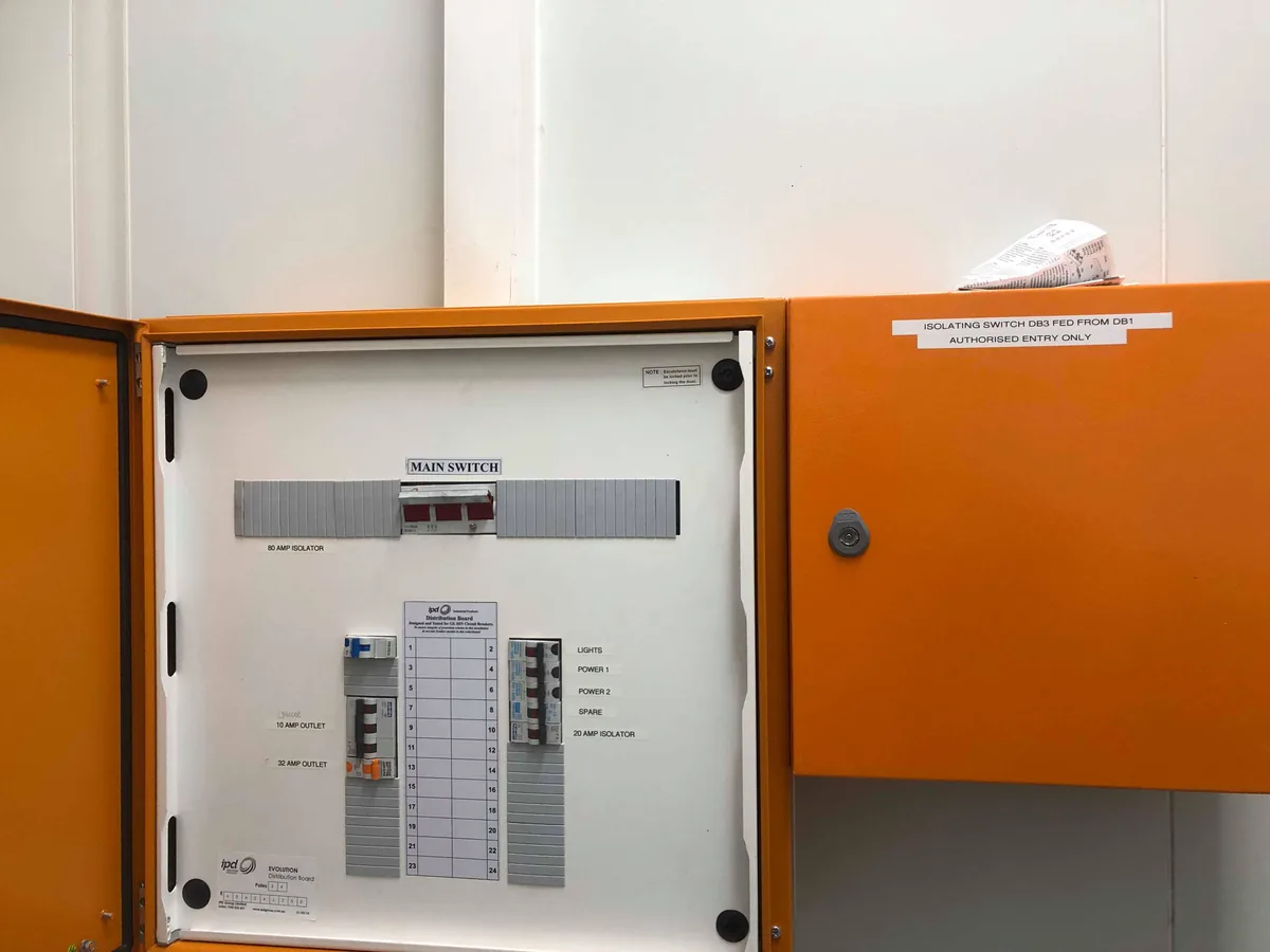 Street service pillar terminated and tested