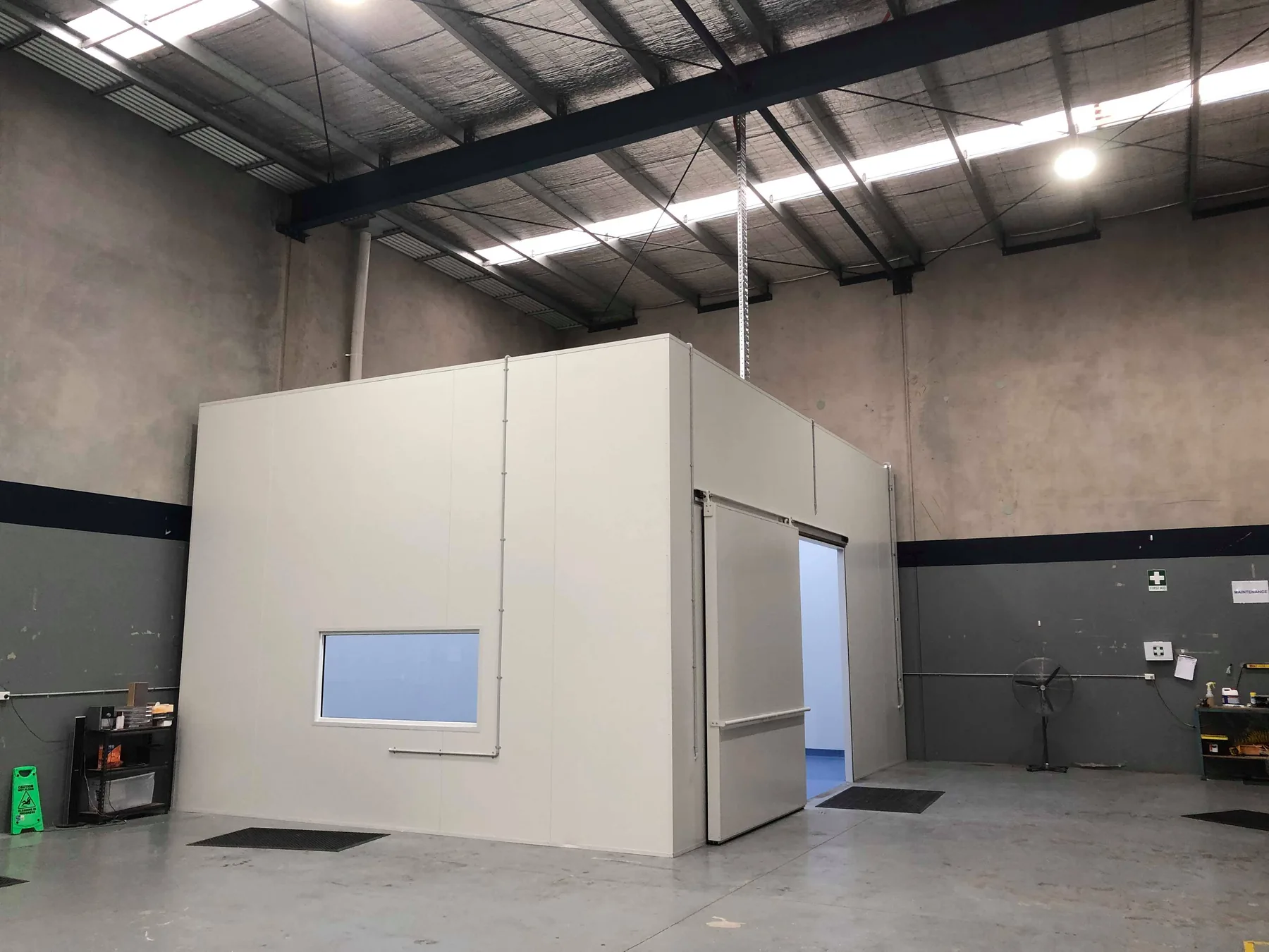 Commercial fit out with new lighting and power